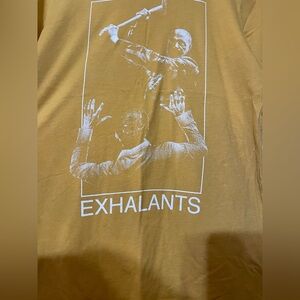 EXHALANTS Graphic Short Sleeve Tee — Mustard Yellow